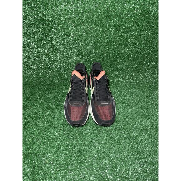 Nike Waffle One Shoes Womens Size 8 Black Red Sneakers Lifestyle Casual Athletic - Picture 6 of 9